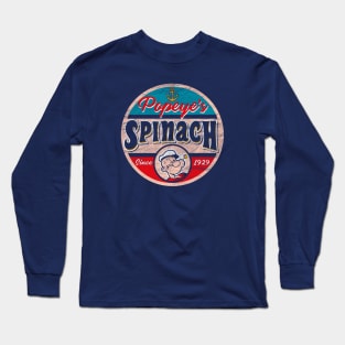 Popeye's Spinach Label Long Sleeve T-Shirt